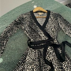 Michael Kors Leopard print wrap dress